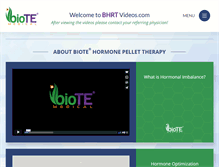 Tablet Screenshot of bhrtvideos.com